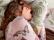 YourSofia's lips wouldn't close around the XXX instrument 9