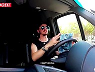 Lia Louise's intimate moment aboard Bumsbus involving Pint Eastwood 4