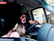 Lia Louise's intimate moment aboard Bumsbus involving Pint Eastwood 6