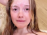 Angelica Heaven delivers undeniable anal pleasure in the steam of the shower 11