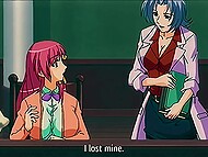 Buxom hentai babe in lingerie enjoys hardcore anal fucking 4