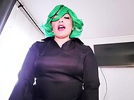 green-haired Tatsumaki, Sweet Darling, receives several creampies from her man 8