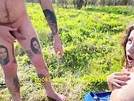 Amateur couple came to the woods to have anal on cam 11