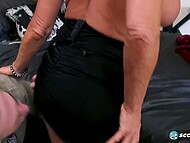 Hot Italian mature Gina Milano in her first porn video 4