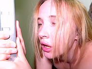 Polly Yangs submits to twisted desires of her neighbor Sam Garro in a gritty basement 11