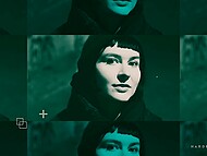 Submissive brunette enjoys BDSM gangbang in the cage in the dungeon 5