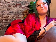 Casting Curvy: Big-assed babe copulates with stepbrother to make hee ex jealous 5