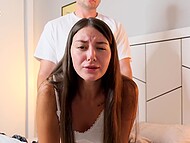 Virgin chick Sugary Kitty got a taste of her stepbrother's dick, ending in a tight pussy full of cum 10