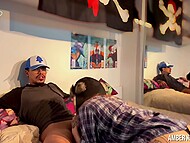 QroZne shoves his thick pecker into pussy and mouth of the redhead from Grabity Falls 8