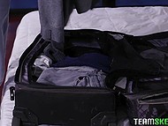 Woman thinks a blowjob by stepdaughter and her will make the guy refuse to join the navy 9