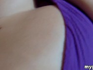 Study is an important thing, but the beautiful girl thinks a break for a blowjob is a good idea 9