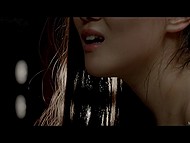 Oriental girl in stockings and high heels frolicked with man and made him cum with hands 4