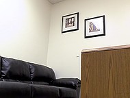 Pussy creampie is an unexpected thing for the possessor of small tits at the porn casting 11