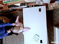 Instantly guy starts sex with shoplifter as she gets naked in front of him and doesn't resist 6