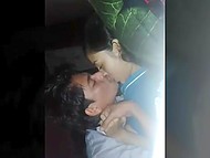 Indian girls in all their glory kiss men who film them counting on porn continuation 9