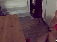 Blonde and redhead stepsiblings stay in the classroom to get fucked by two teachers 5