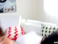 Three sexy lesbians easily manage to hold a camera and make it within the porn casting 4