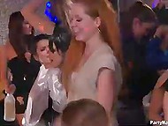 Carefree wenches come to the nightclub with the purpose of having fun and sex with handsome males 8