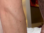 Porn model is auditioning at casting which means for her to fuck and taste the sperm 11