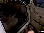 Beautiful girl agrees to suck stepdad's cock, but he shouldn't ejaculate in her mouth 7