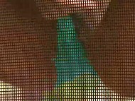 Latina girl with a navel piercing takes off a swimsuit to masturbate pussy outside the house 4