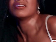 Guy manages to involve the easy-going black girl in sex thanks to charisma and hiw own car 10