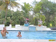 Unfaithful woman with big tits isn't afraid of being caught by her husband because he is on a business trip 11