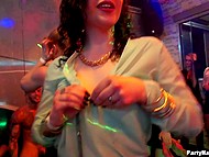 Night club environment is perfect for the dissolute bitches to have fun and sex with guys 9