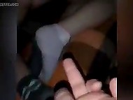 Attractive Bulgarian girl doesn't care at all and just lies there while the man cums inside her 5