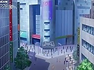 Teachers fuck both orifices of the big-tittied college girl and fill them with cum at once 9