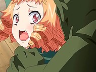 Nobody should envy the hentai female characters because they have to practice sex with monsters 5