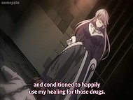 Young hero with red hair obtains experience by fucking remarkable maids at night in the bedroom 4