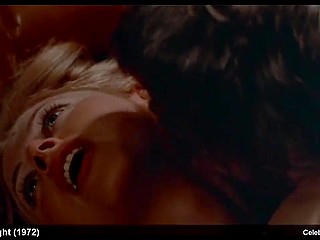 Young Hywel Bennett has sex and kills beautiful British celebrity Hayley Mills by the pool