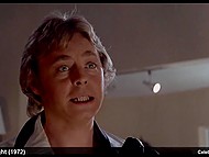 Young Hywel Bennett has sex and kills beautiful British celebrity Hayley Mills by the pool 6