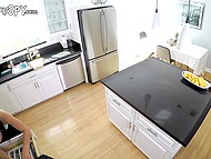 Babysitter Abella Danger masturbates in the bedroom without knowing about a hidden camera 7