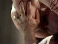 Chick missed boy so much that immediately invited him to bed to fuck her hungry pussy 4