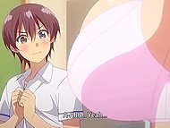 Nerdy student from Japanese college comes to life when partner with big tits wants to fuck 11