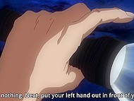 Random touching and petting excite chick so much that she reaches orgasms in this hentai movie 10