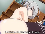 Random touching and petting excite chick so much that she reaches orgasms in this hentai movie 11
