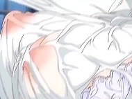 Random touching and petting excite chick so much that she reaches orgasms in this hentai movie 4