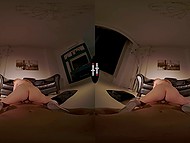 Chick with cool chest took boy to point where he lost control and engaged in VR sex with her 9