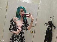 Girl is free in decisions so she makes a video for boyfriend where the teen nails herself 4