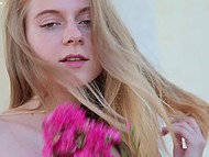 Hellishly hot girl rests in paradise landscapes and complements them with her naked beauty 8