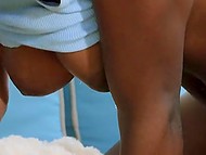 Black chick decided to show married girl how nice it feels to get cunnilingus from the bestie 9