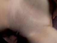 While smoking a cigarette, guy offers attractive Russian girlfriend to suck and ride his own meaty cigar 9