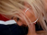 Sight of angel in face of stepmother drove man crazy when she took his penis in the mouth and sucked off 7