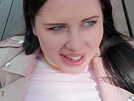 Man was so gentle at first but then changed and ruthlessly covered the girl's face with sperm 7