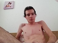 Handsome young narcissist likes people's attention, so he often jerks off on the webcam 10