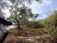 Eccentric and curvy Brazilian minx is not shy to pose naked during public ride with BF on the boat 8