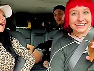 Man failed to make blonde reach orgasm so brunette friend had to seize the initiative 10